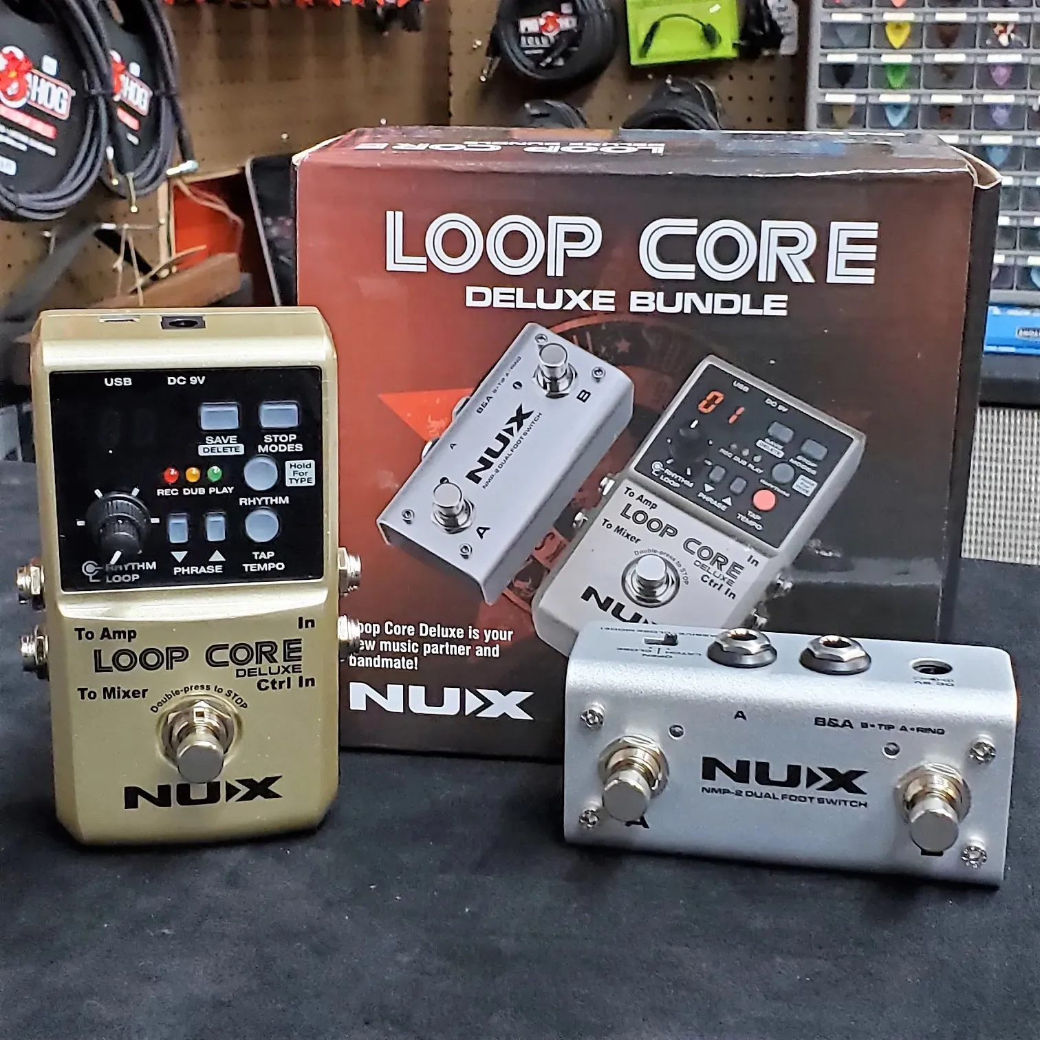 NUX Loop Core Deluxe 24-bit Looper Guitar Pedal - image 3