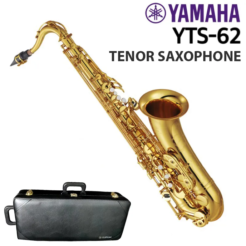 YAMAHA YTS-62 Tenor Saxophone Gold Lacquered