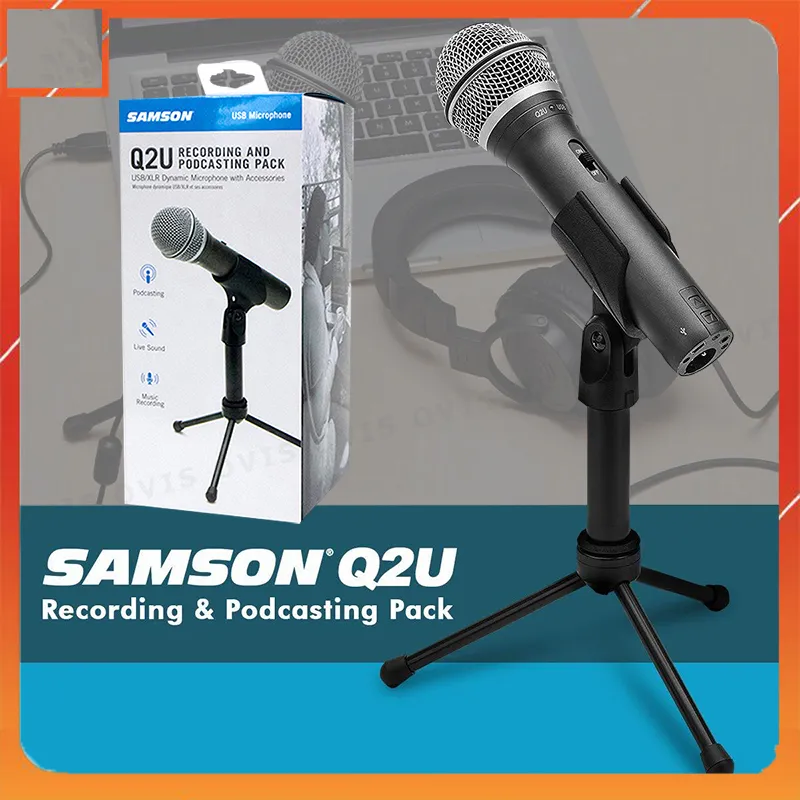 SAMSON Q2U USB/XLR Recording & Podcasting Pack