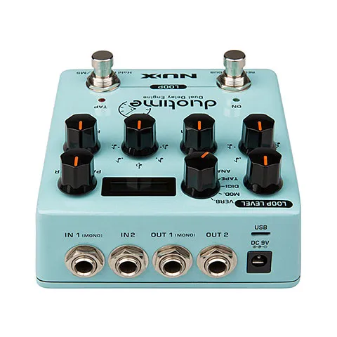 NUX NDD-6 Duotime Dual Stereo Delay Guitar Effects Pedal - image 3