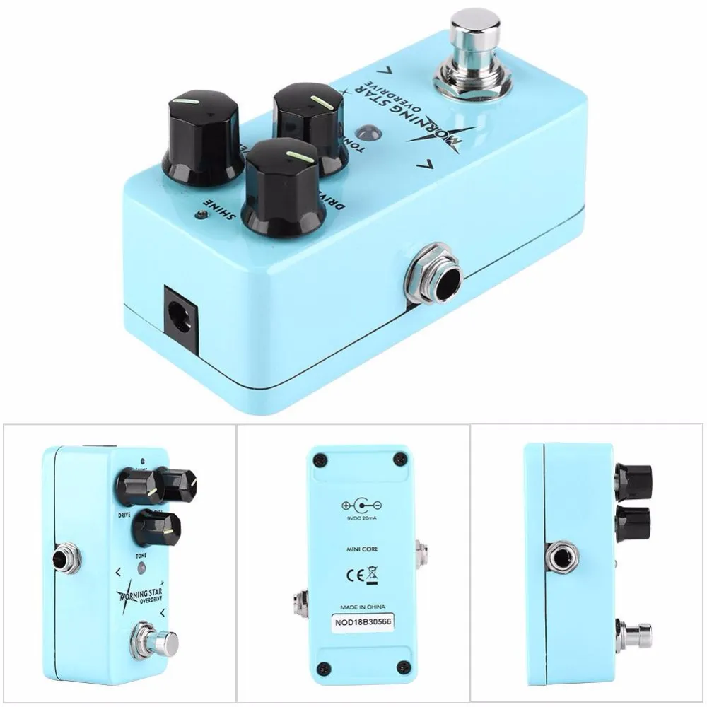 NUX NOD-3 Morning Star Guitar Overdrive Effect Pedal - image 2