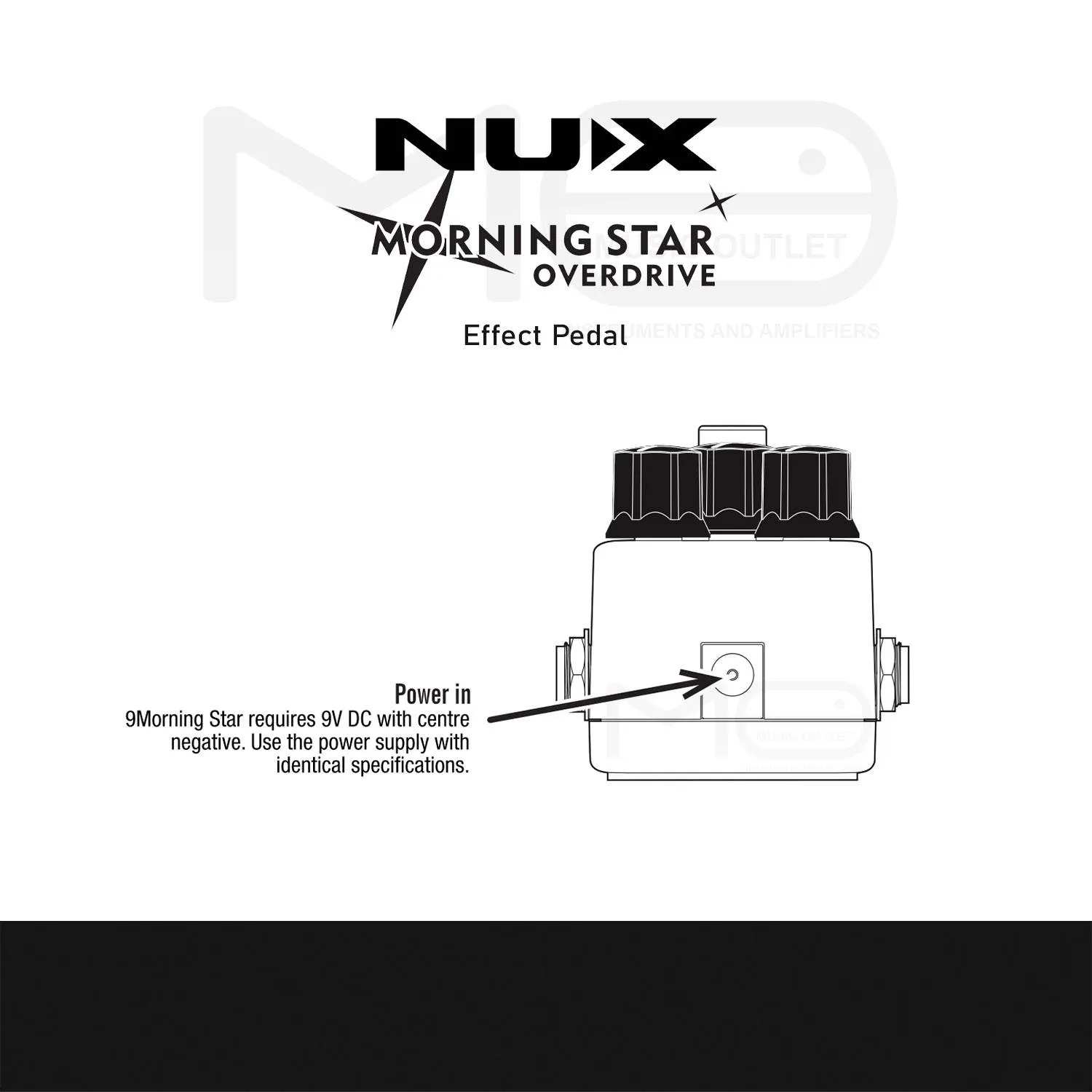 NUX NOD-3 Morning Star Guitar Overdrive Effect Pedal - image 6