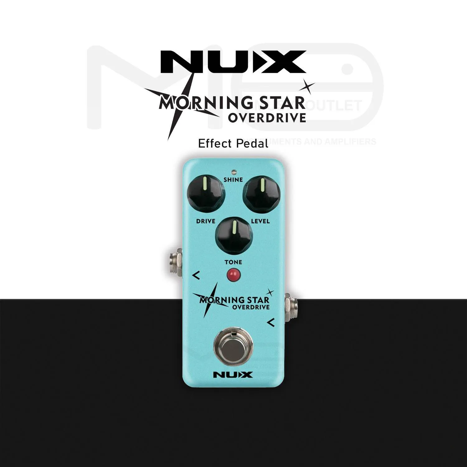 NUX NOD-3 Morning Star Guitar Overdrive Effect Pedal - image 7