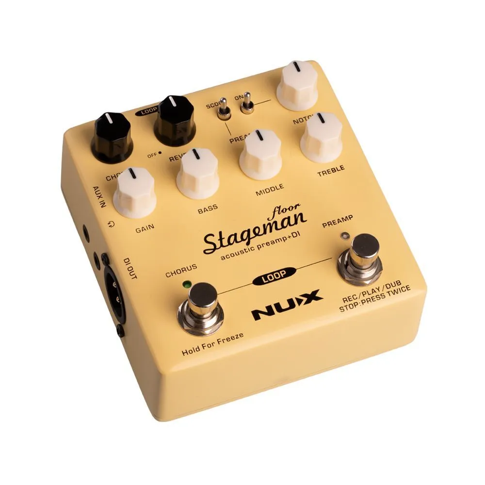NUX NAP-5 Stageman Floor Deluxe Acoustic Preamp - image 4