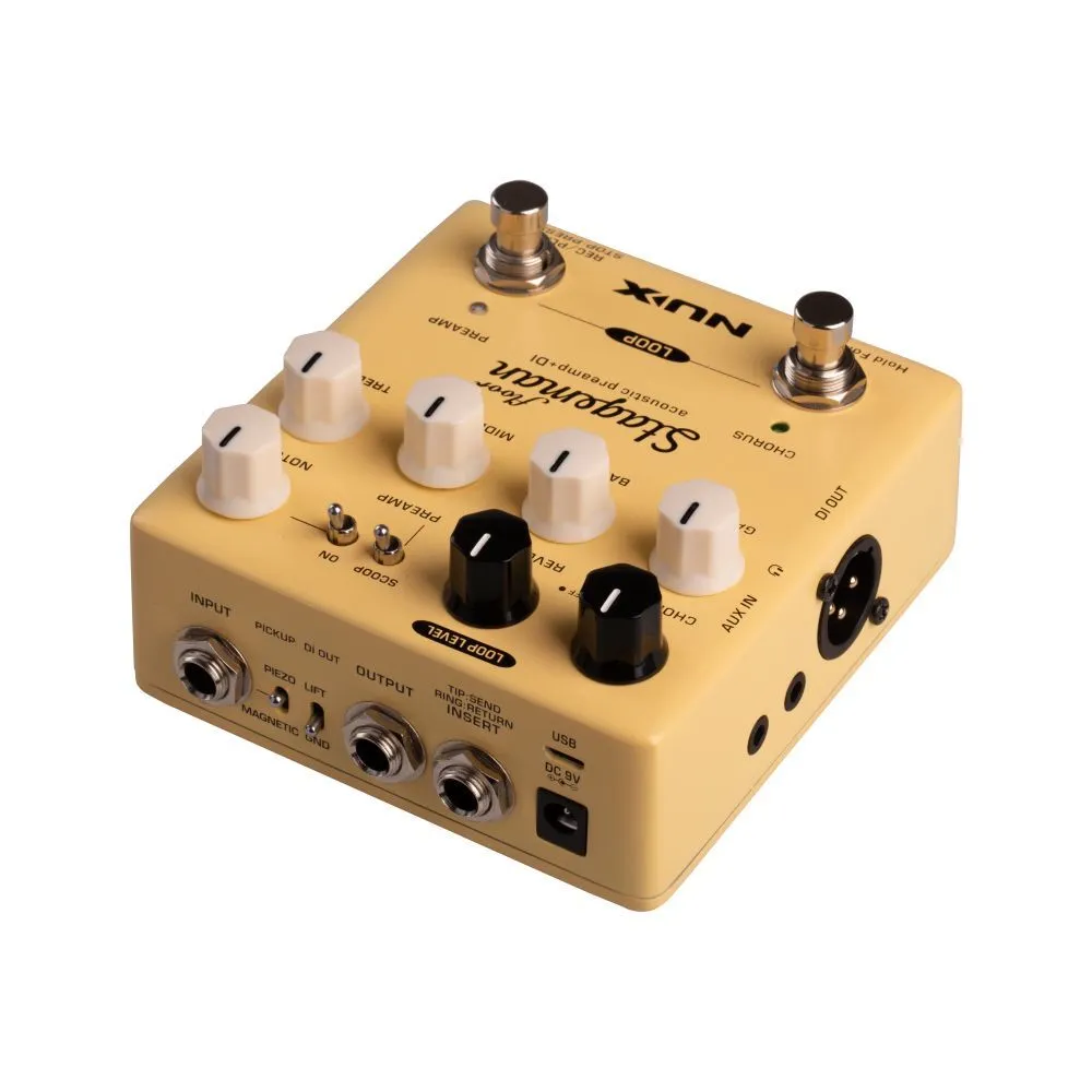 NUX NAP-5 Stageman Floor Deluxe Acoustic Preamp - image 5