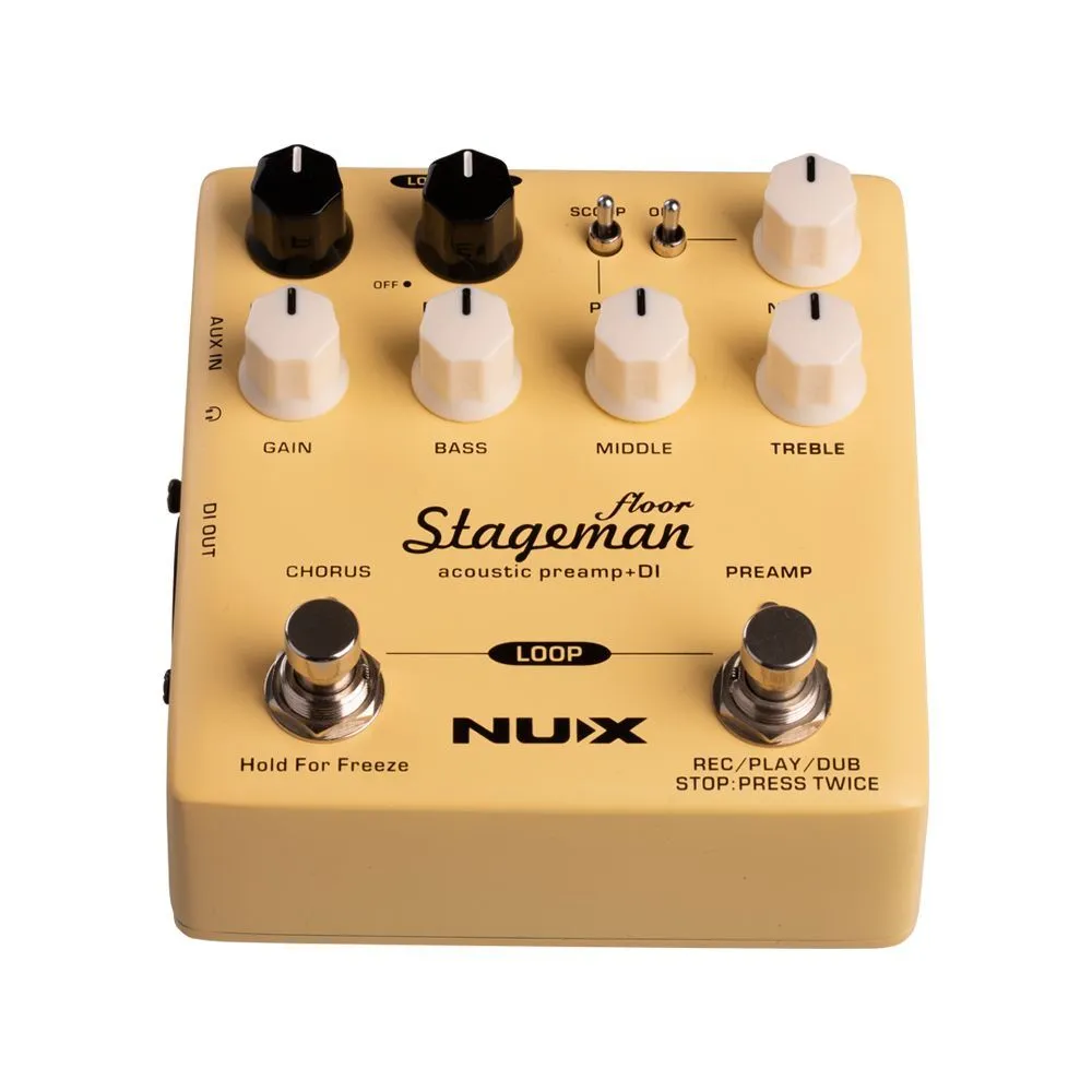 NUX NAP-5 Stageman Floor Deluxe Acoustic Preamp - image 6