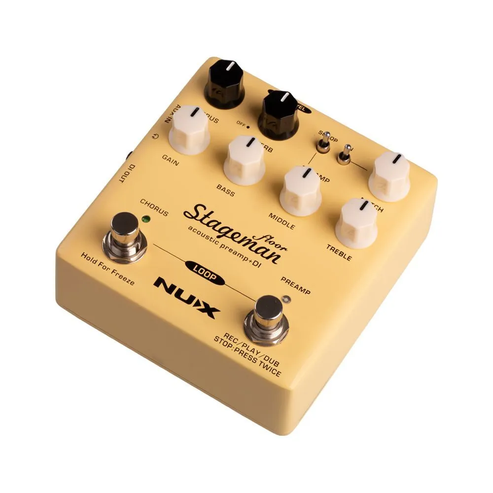 NUX NAP-5 Stageman Floor Deluxe Acoustic Preamp - image 7