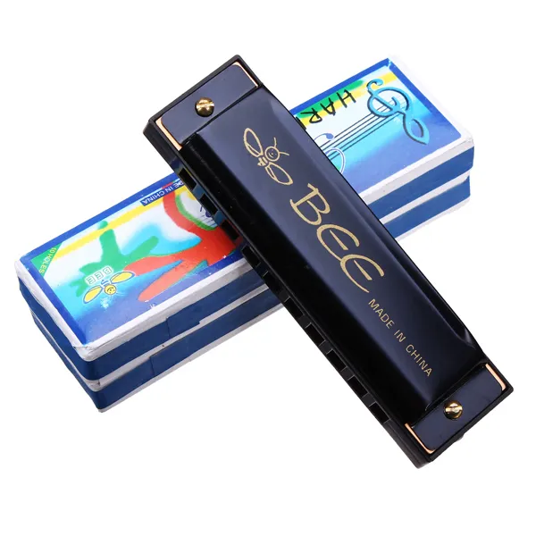 Bee 10 Holes Harmonica Mouth Organ Multicolor - image 2
