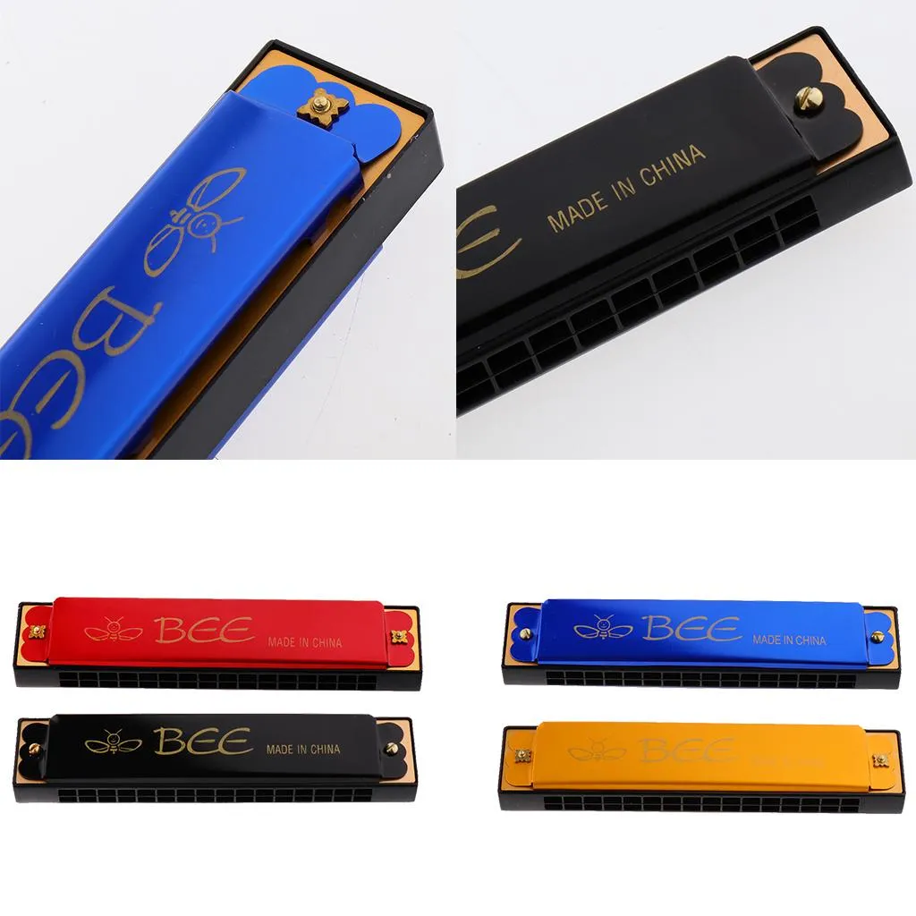 Bee 10 Holes Harmonica Mouth Organ Multicolor - image 6