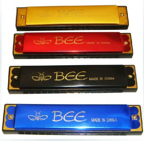 Bee 16 Holes Harmonica Multicolor Simple Tone Quality - image 3