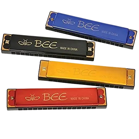 Bee 16 Holes Harmonica Multicolor Simple Tone Quality - image 5