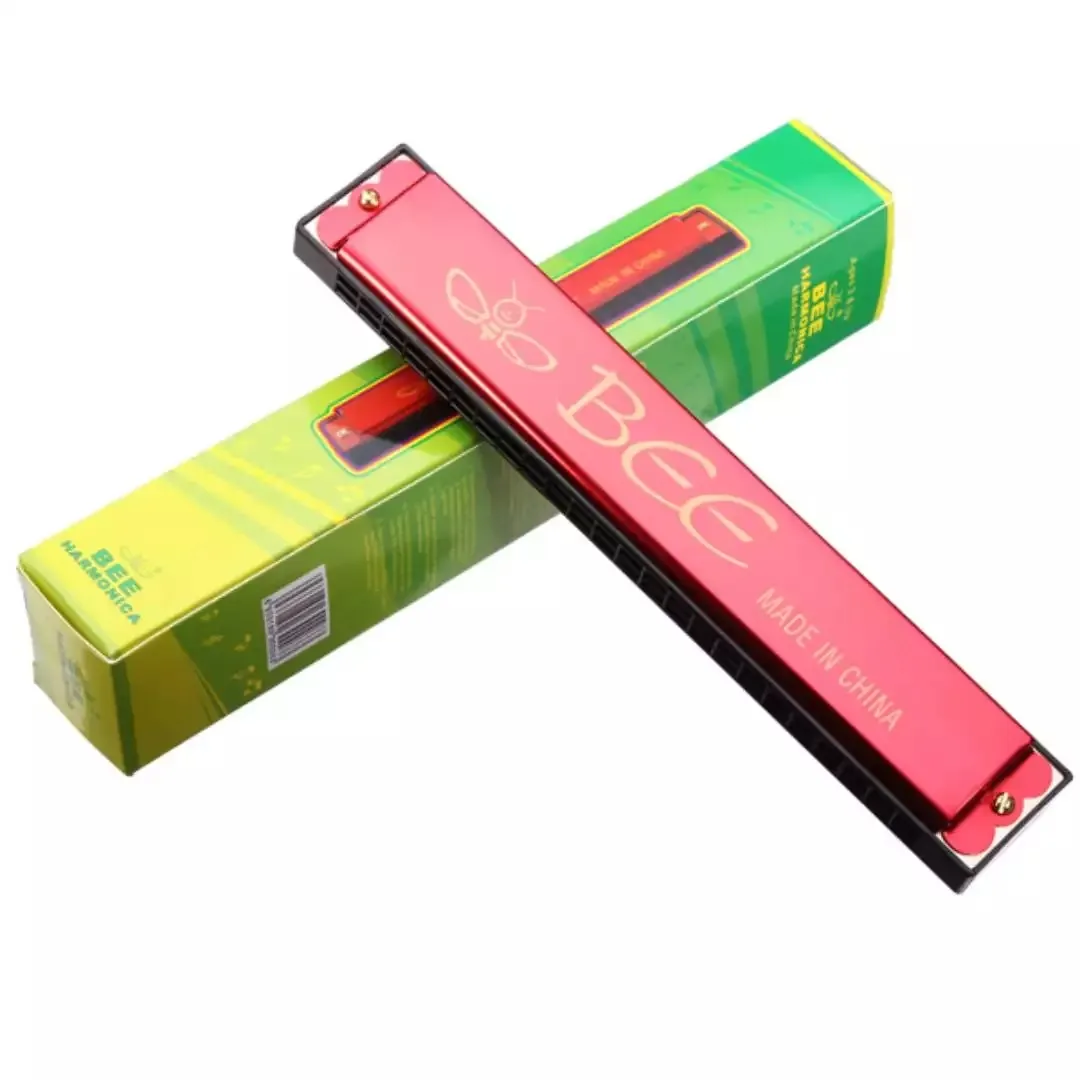 Bee 24 Holes Harmonica Mouth Organ - image 2