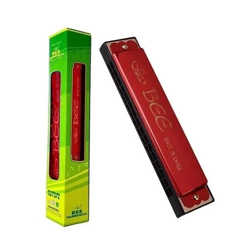 Bee 24 Holes Harmonica Mouth Organ - image 3