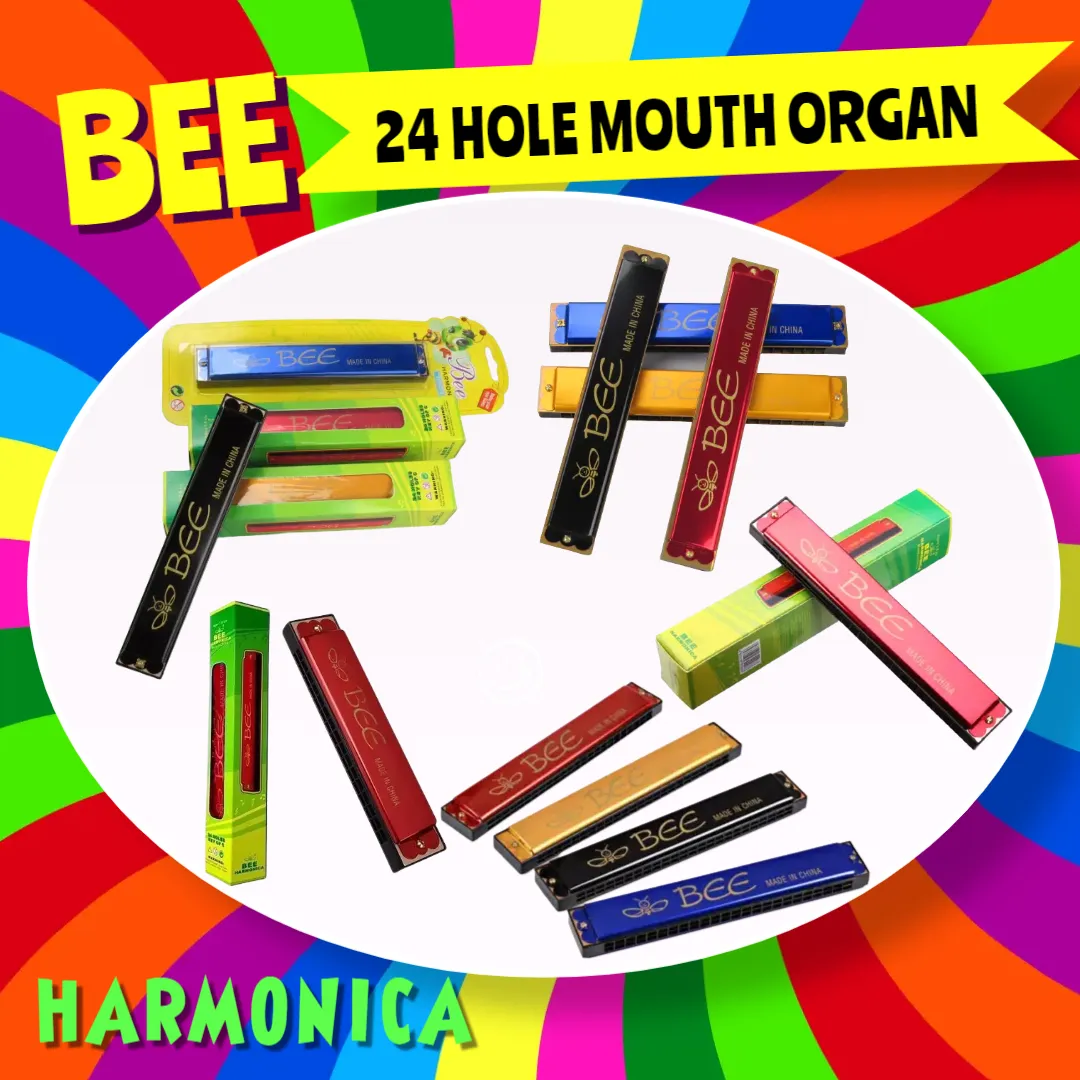 Bee 24 Holes Harmonica Mouth Organ - image 6