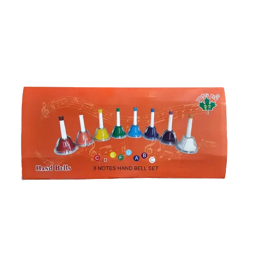 Generic 8 Note Diatonic Hand Bells Musical Instrument - image 4