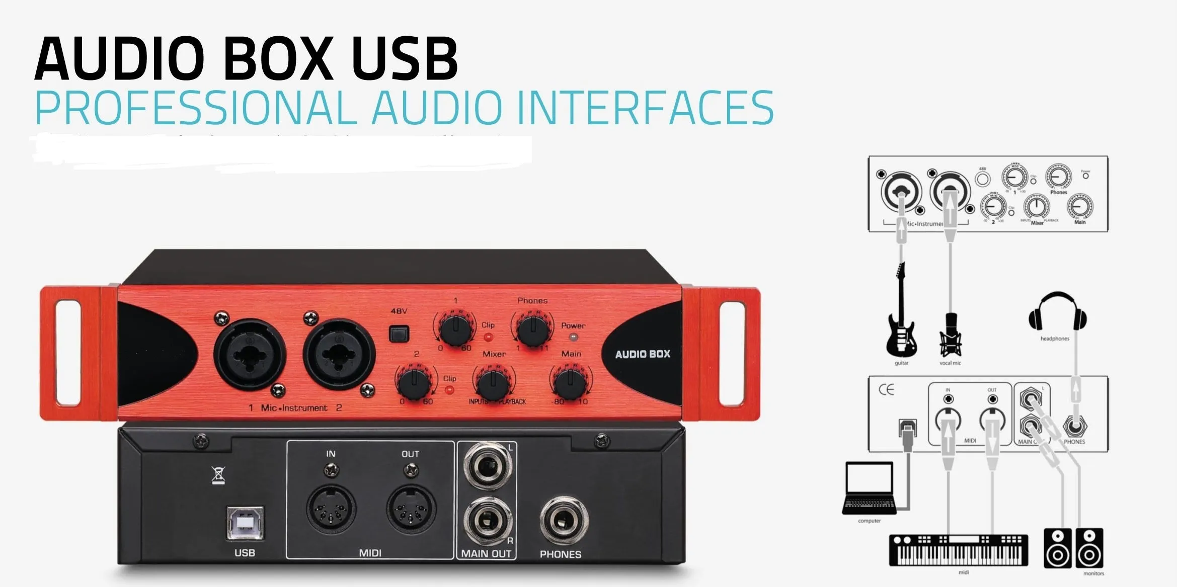 N Audio Audio Box Combo 2 Channel Audio Interface - image 3