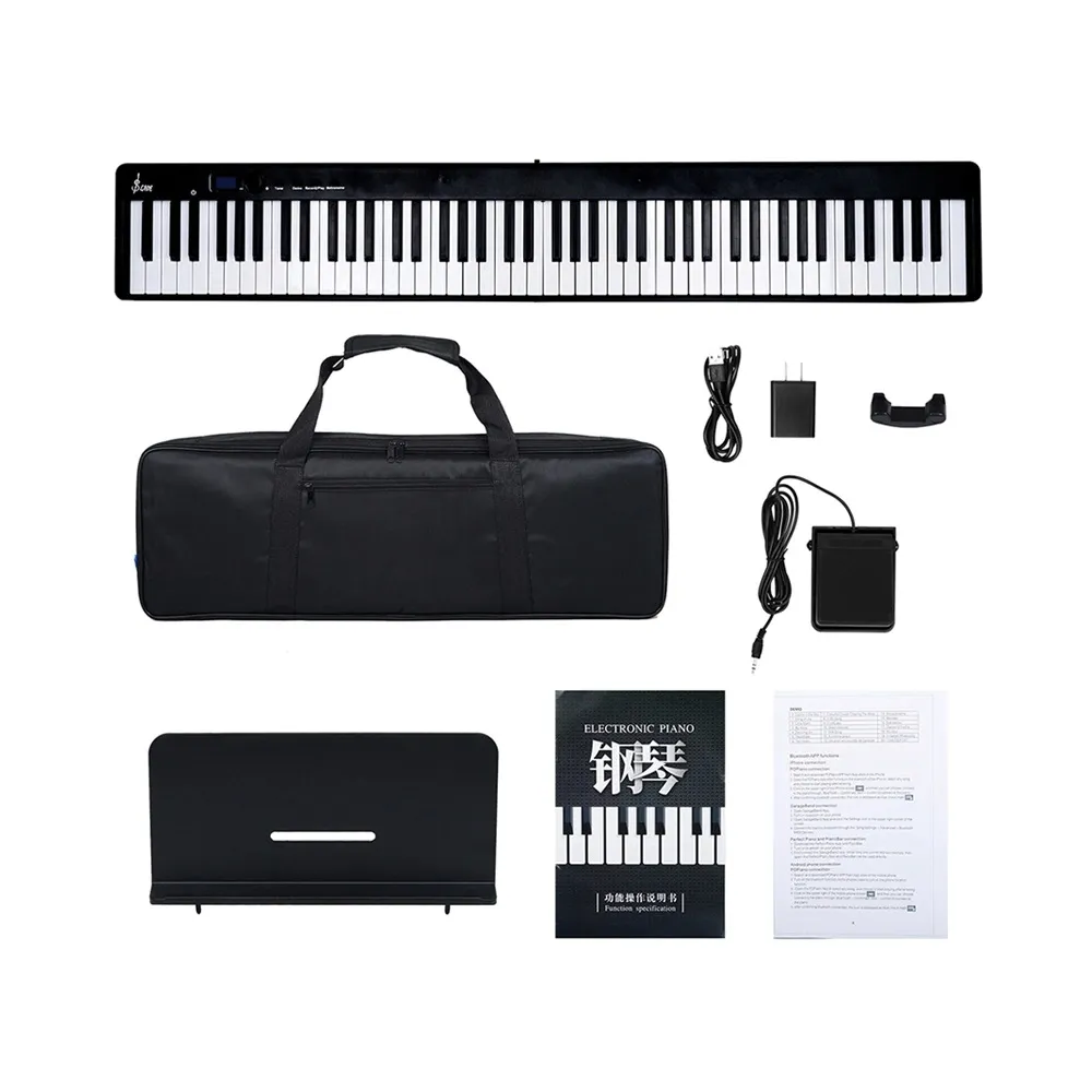 N-AUDIO Piano 88-Keys Foldable, Portable, Multifunctional - image 3