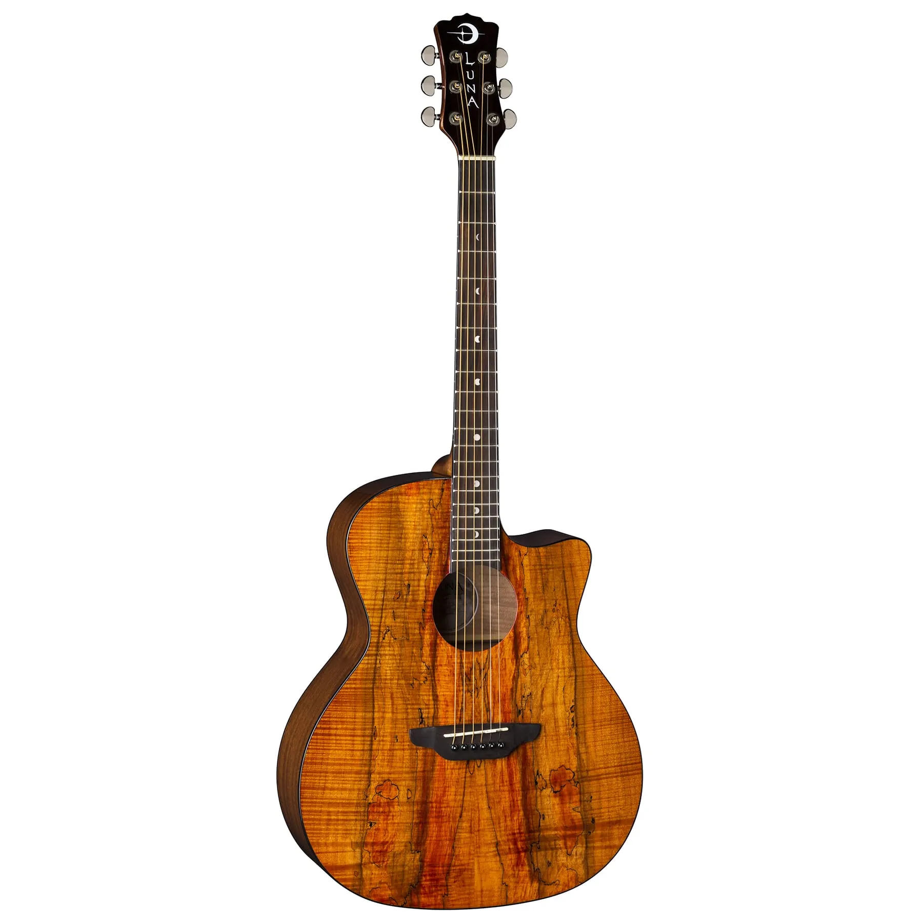 LUNA Gypsy Spalt Solid Wood Acoustic Guitar - image 2