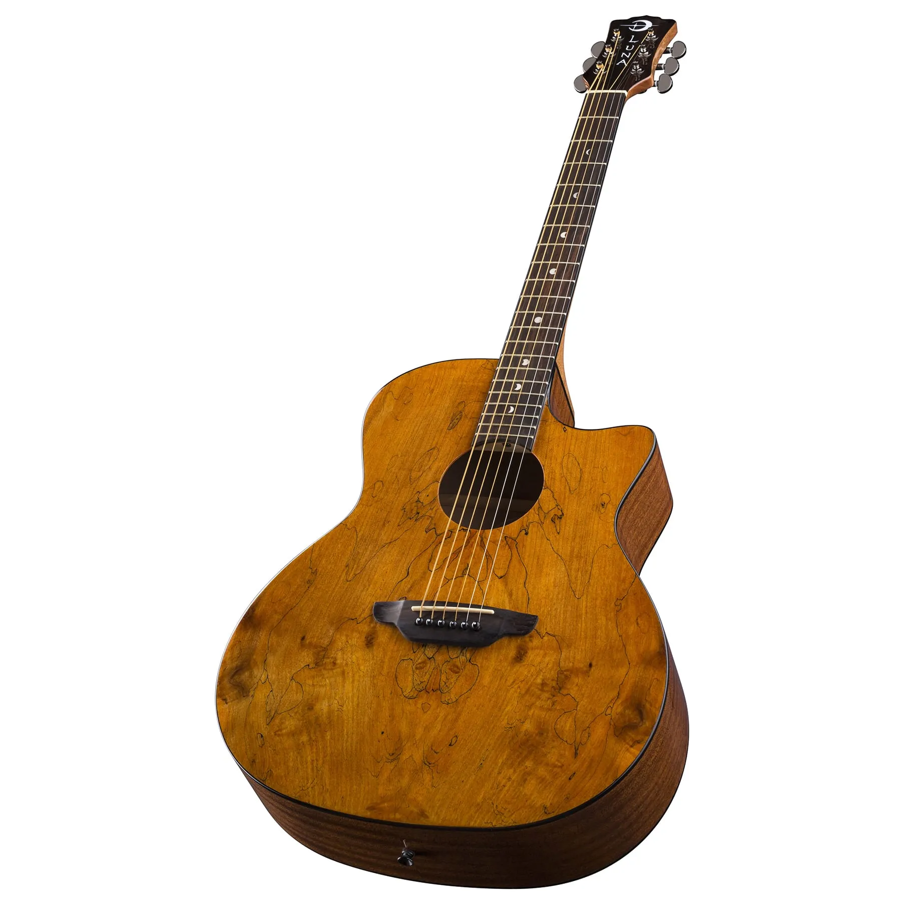 LUNA Gypsy Spalt Solid Wood Acoustic Guitar - image 3