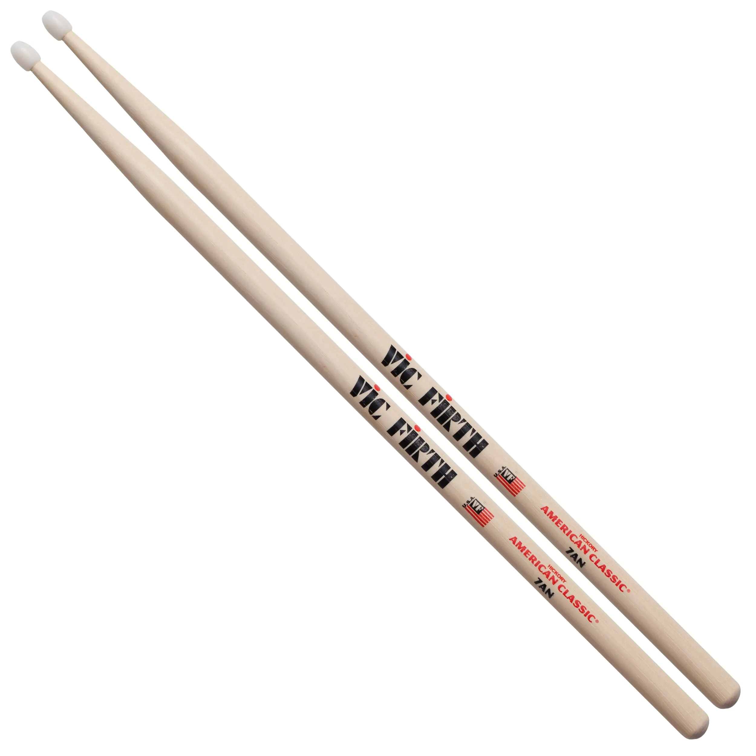 Vic Firth American Classic 7AN Nylon Tip Hickory Drumsticks - image 2
