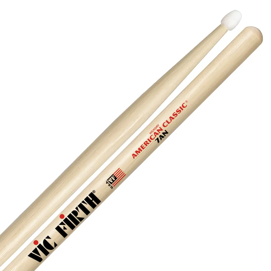 Vic Firth American Classic 7AN Nylon Tip Hickory Drumsticks - image 4