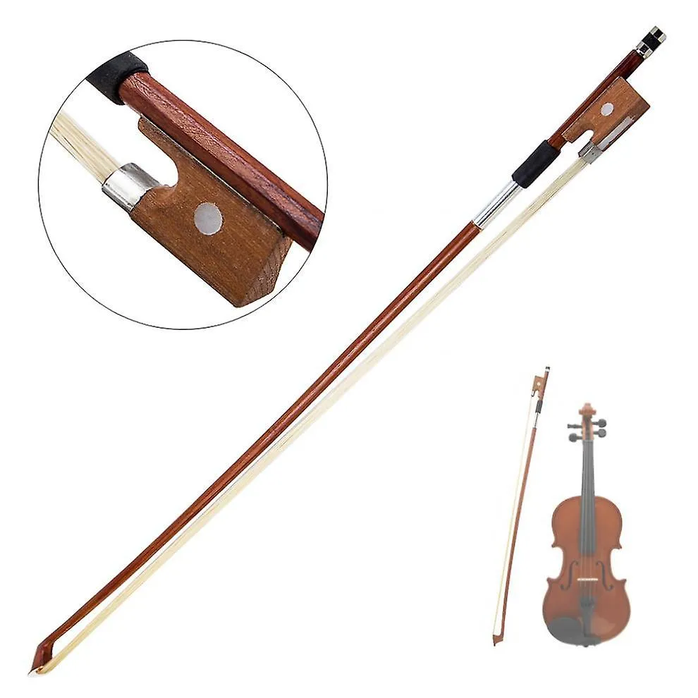 Generic Violin Bow (Octagonal) Horse Hair Wood Stick - image 1