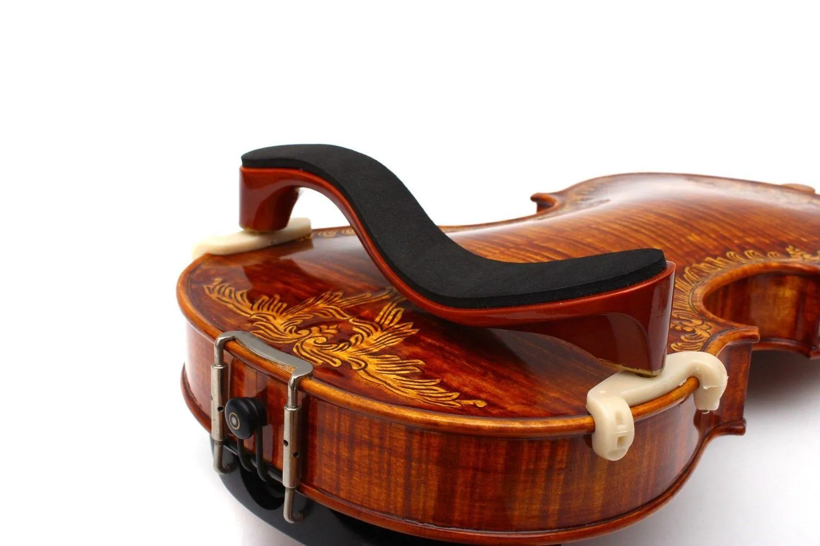 Neutral Mach One Violin Shoulder Rest 4/4 3/4 Flame Maple - image 6