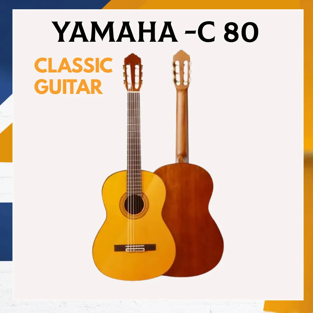 Yamaha C80 Nylon-Stringed Full Size Classical Guitar