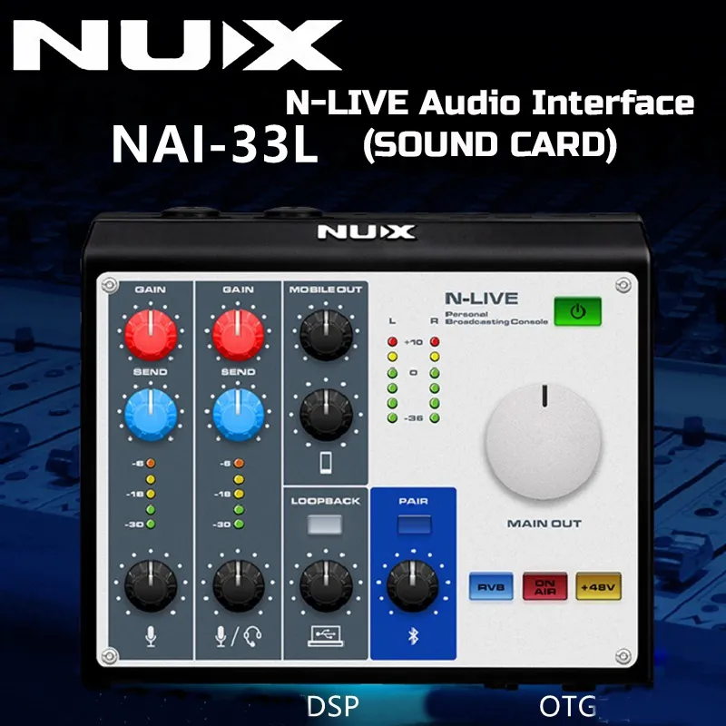 Nux N-LIVE NAI33L Audio Interface for Live Streaming - image 7