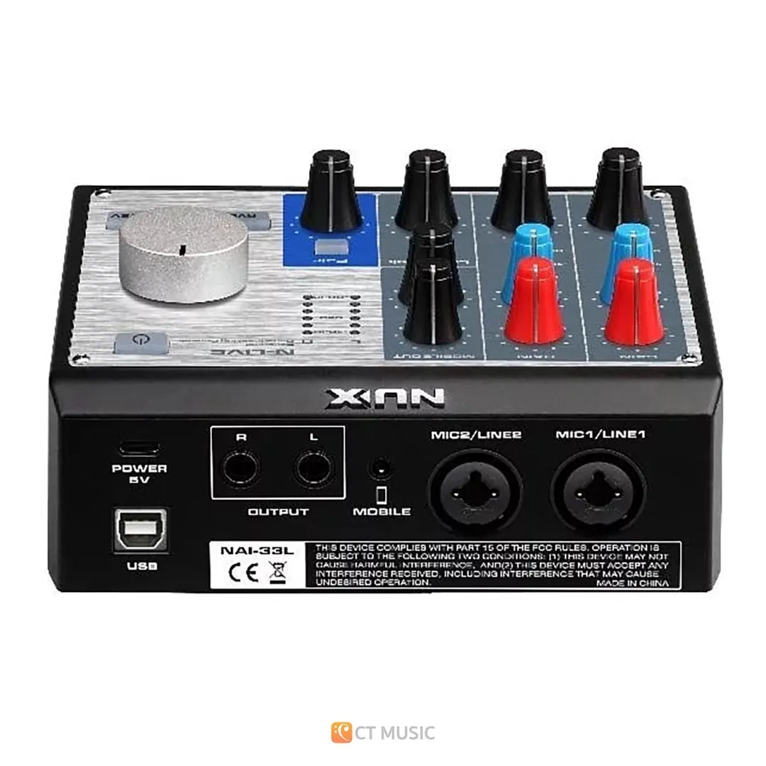 Nux N-LIVE NAI33L Audio Interface for Live Streaming - image 8