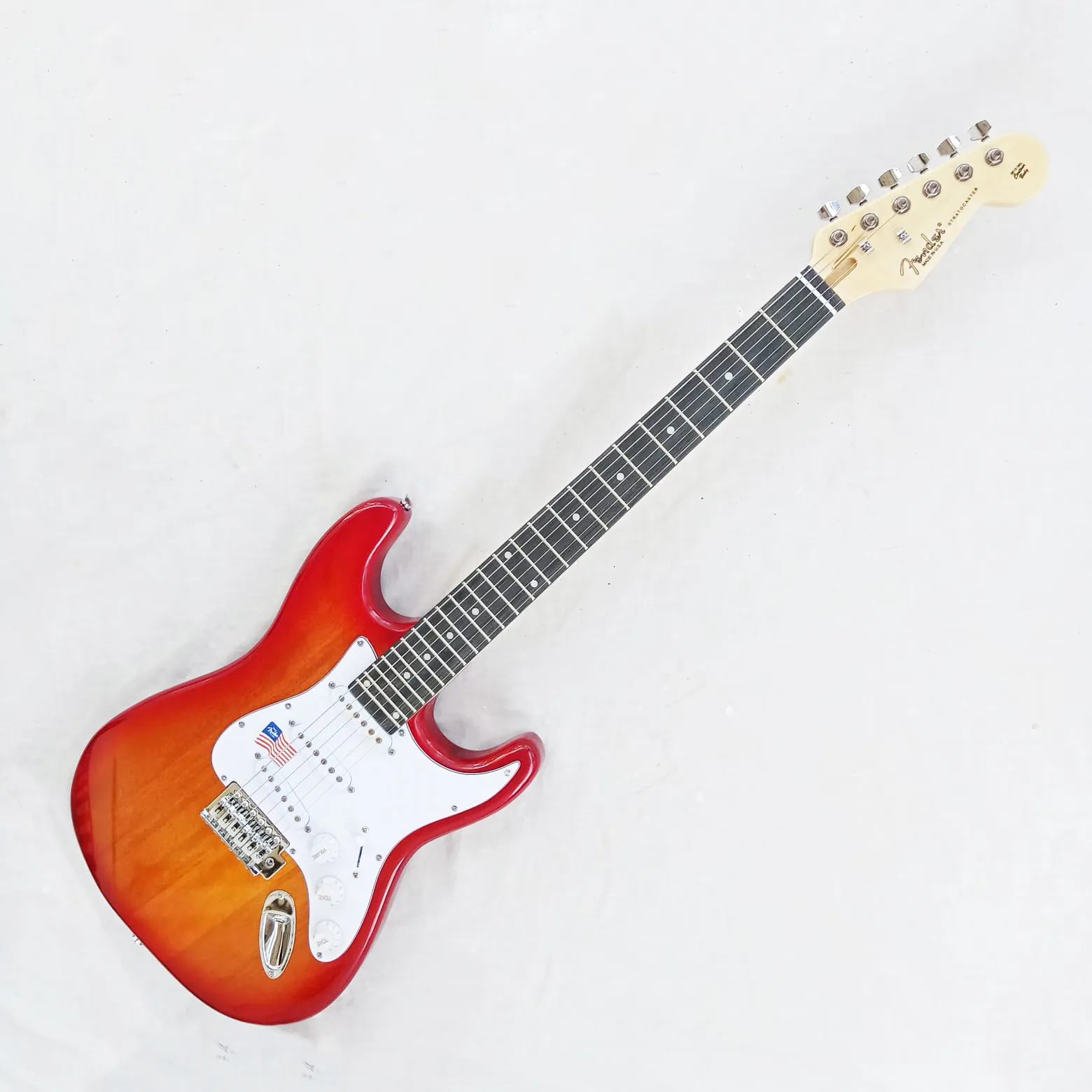 Fender Stratocaster Electric Guitar Red Burst