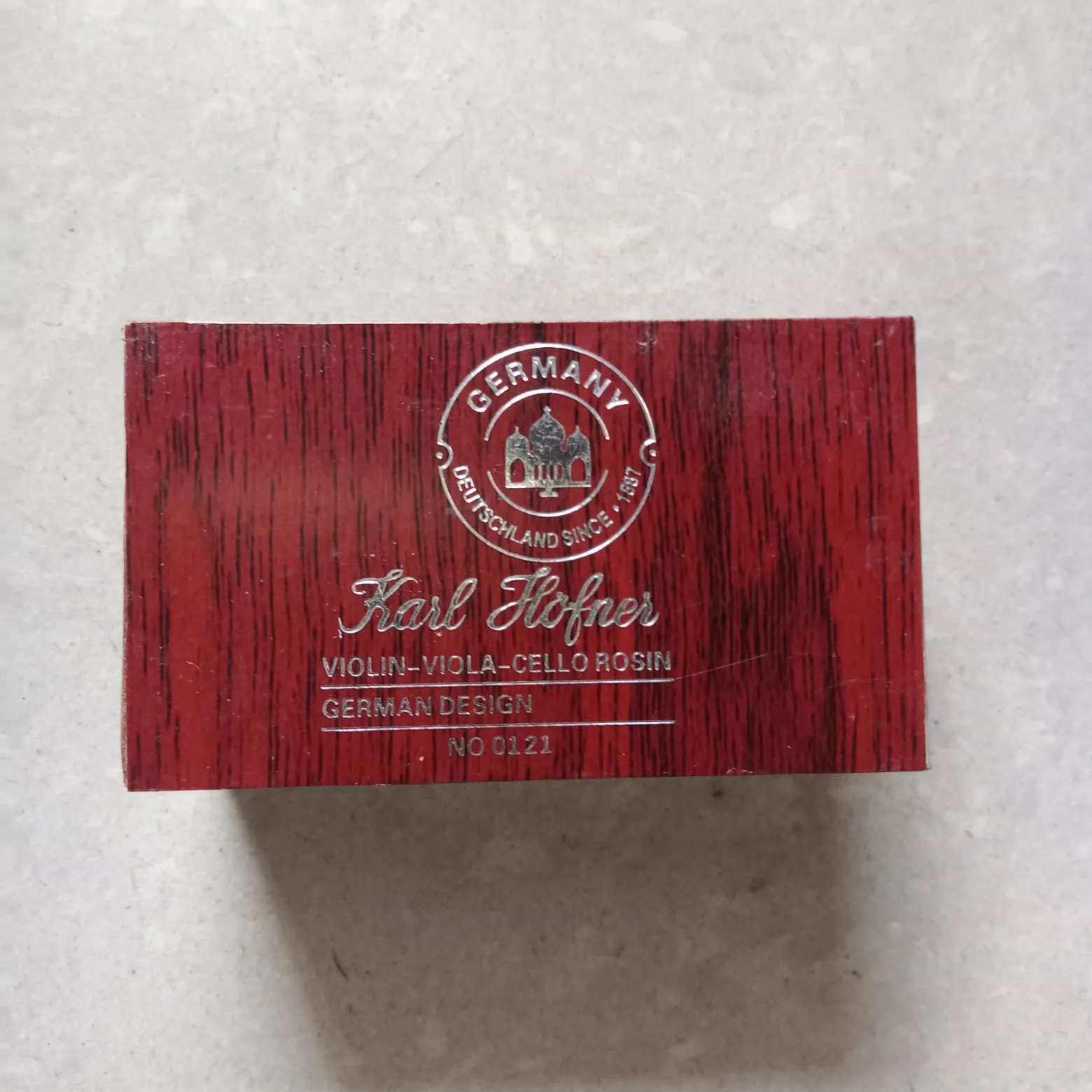 KARL HOFNER Violin-Viola-Cello Rosin High Quality Red - image 3