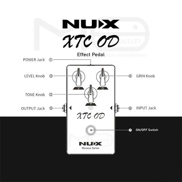 NUX XTC OD Overdrive Reissue Series Pedal - image 2
