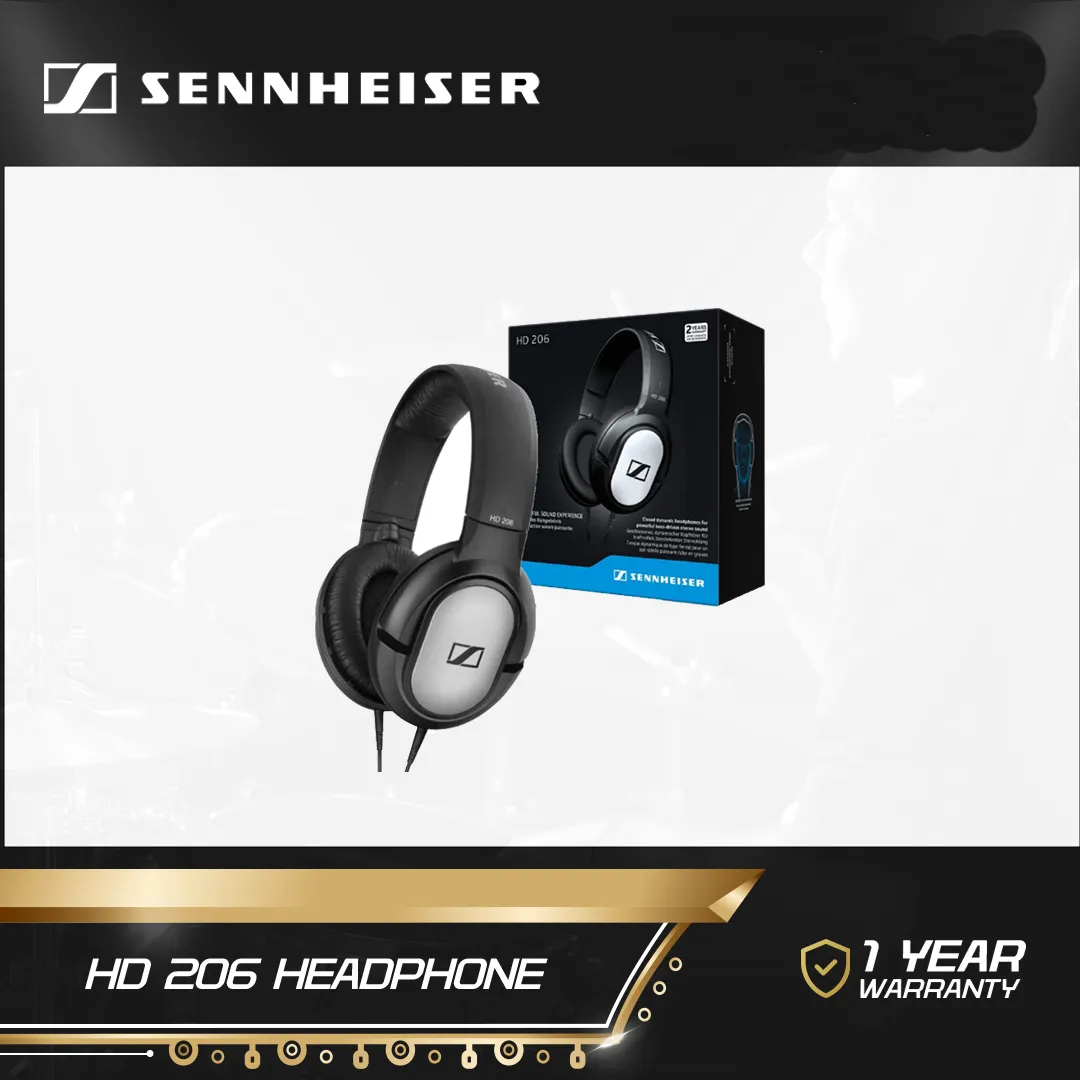 SENNHEISER HD 206 Closed-Back Over Ear Headphones - image 3