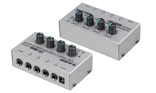 N Audio HA400 4 Channels Mini Audio Stereo Headphone Amplifier - image 3
