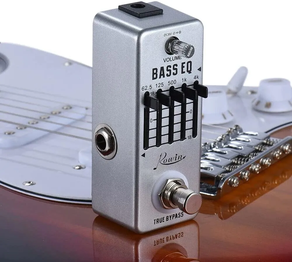 Rowin 5-Band Bass Guitar EQ Equalizer Pedal - image 2