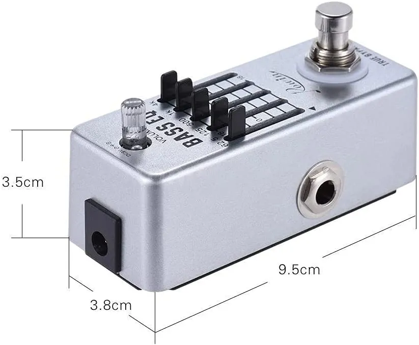 Rowin 5-Band Bass Guitar EQ Equalizer Pedal - image 3