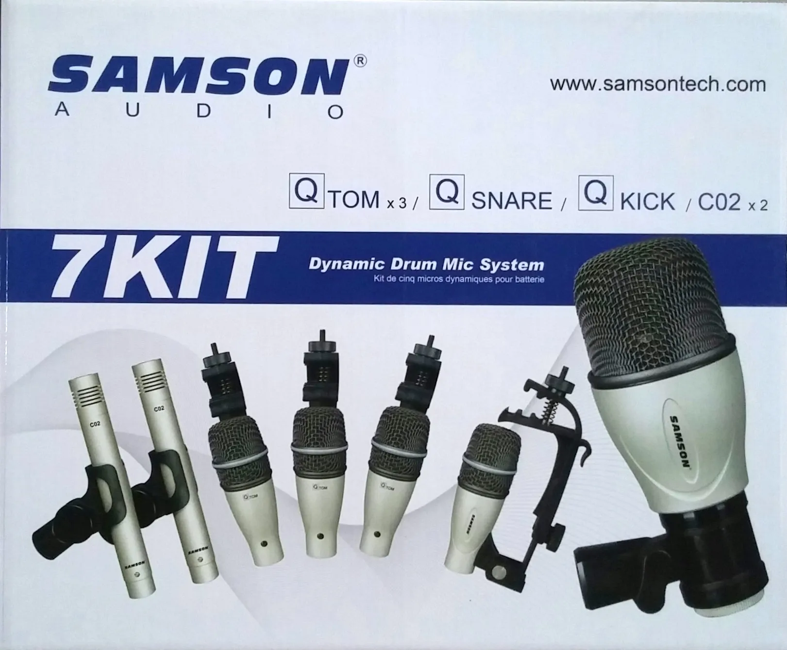 Samson 7Kit 7 Piece Drum Mic Set - image 4