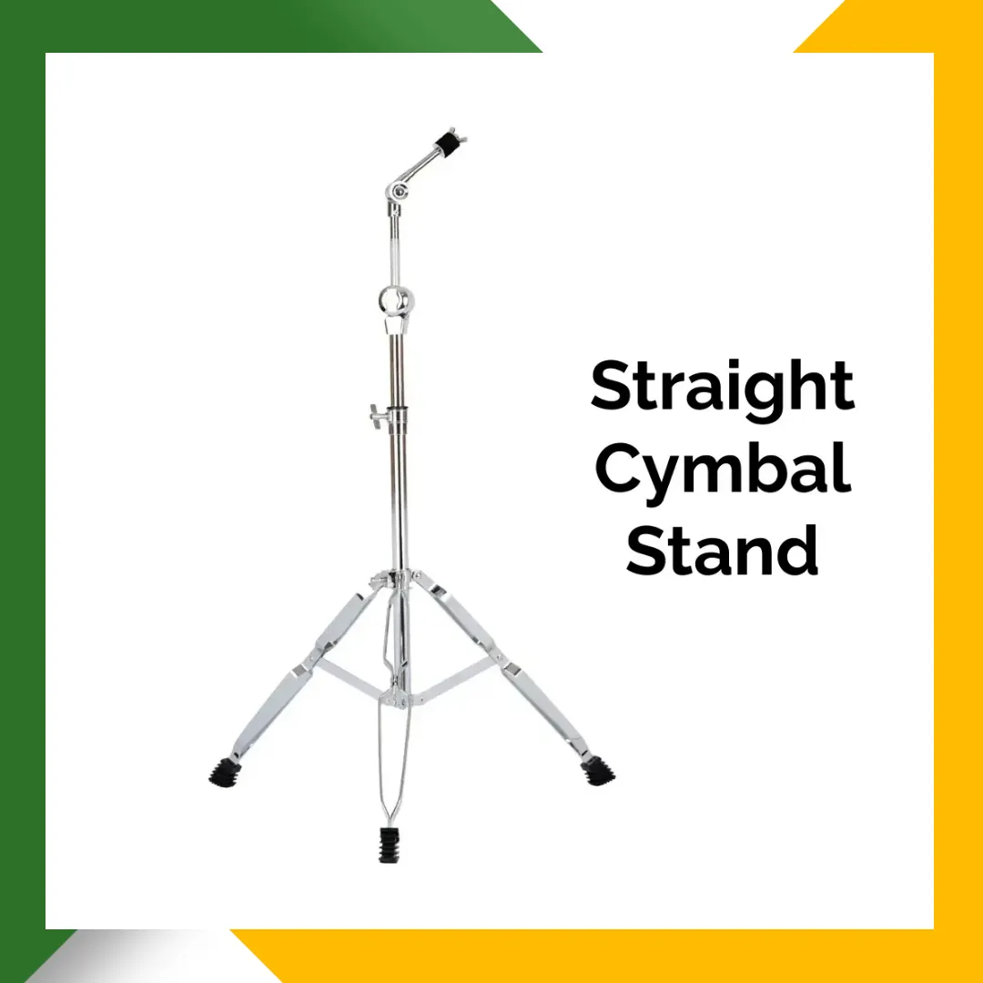 Generic Straight Cymbal Stand Double Braced Adjustable Support