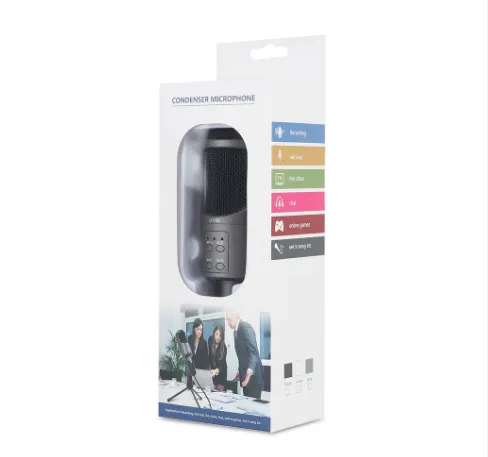 XTUGA U-188 USB Condenser Microphone Built in Monitor - image 4