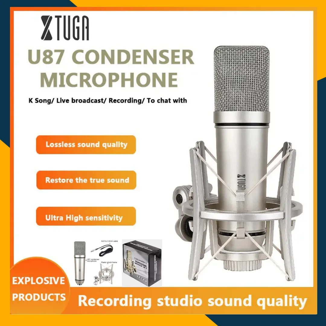 Xtuga U87 Studio Recording Condenser Cardioid Mic - image 4