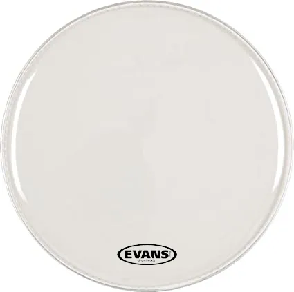 EVANS Single Ply White Drum Skin Head Size 24 - image 2