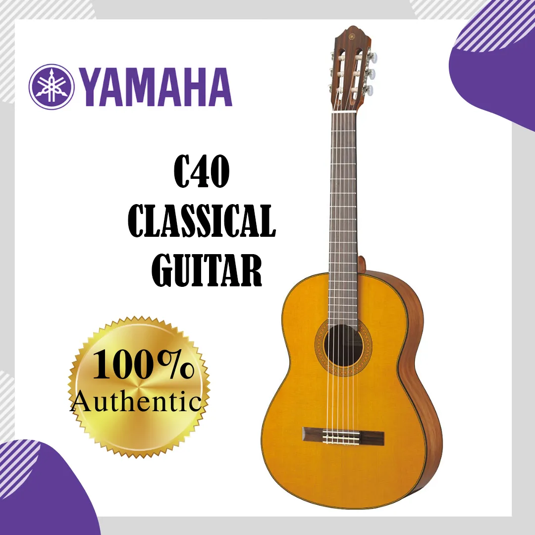 Yamaha C40 Full Size Nylon-String Classical Guitar - image 4