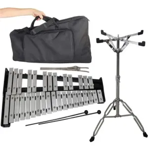 Generic Professional 32-Key Xylophone with Stand, Bag, Holder