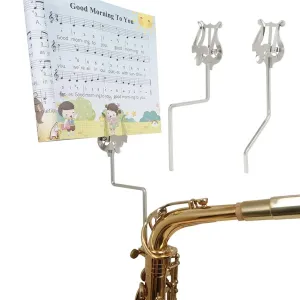 Generic Alto Saxophone Brass Instrument Card Note Holder
