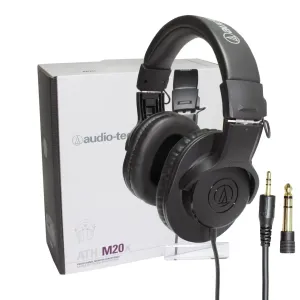 Audio Technica ATH-M20X Studio Recording Wired Professional Monitor
