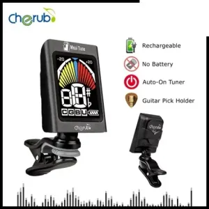 Nux Cherub WST-680 USB Rechargeable Chromatic Clip On Tuner
