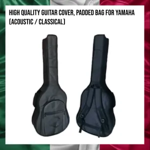 Yamaha Acoustic Guitar Cover Padded Bag High Quality Black