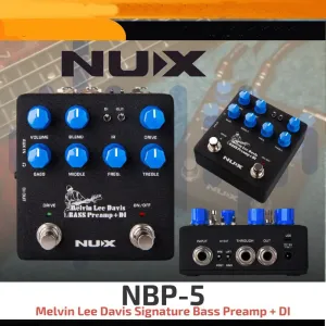 NUX Melvin Lee Davis NBP-5 Dual Switch Bass Preamp & DI