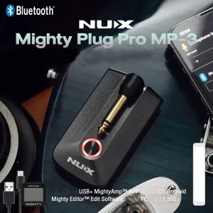 NUX Mighty Plug Pro MP-3 Headphone Amp for Guitar/Bass